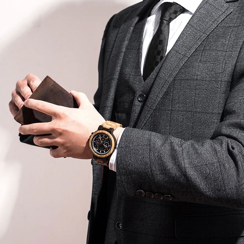 Natural wood watch | Esthete Santal |Gpa2po - Gpa2po