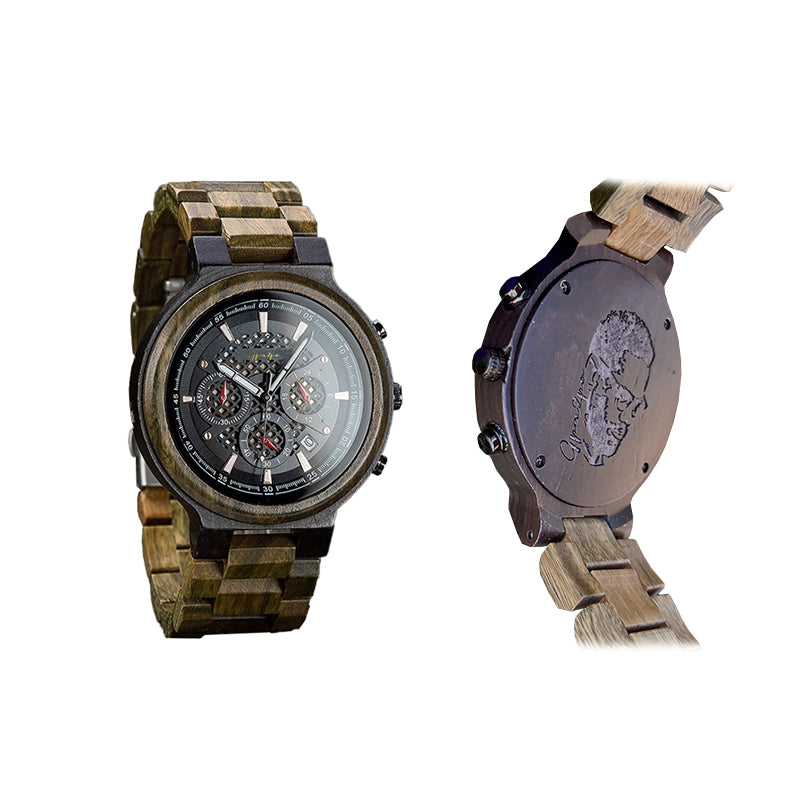 Natural wood watch | Esthete Santal |Gpa2po - Gpa2po